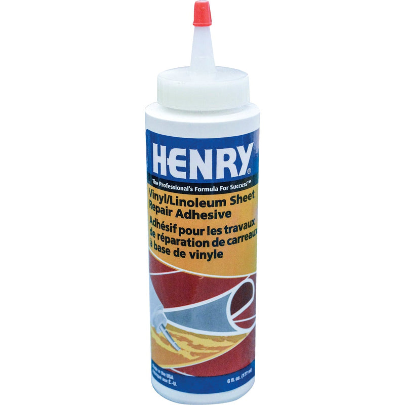 Henry Linoleum/Vinyl Floor Adhesive/Repair, 6 Oz.