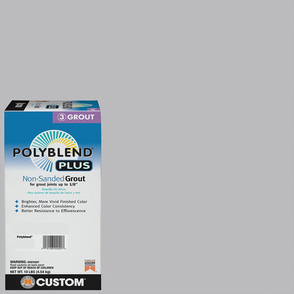 Custom Building Products PolyBlend PLUS 10 Lb. Platinum Non-Sanded Tile Grout
