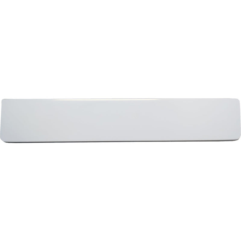 Modular Vanity Tops 3-1/2 In. H x 22 In. L Solid White Cultured Marble Side Splash, Universal