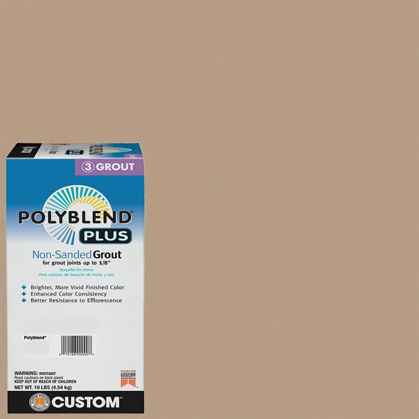 Custom Building Products PolyBlend PLUS 10 Lb. Haystack Non-Sanded Tile Grout