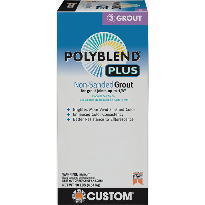 Custom Building Products PolyBlend PLUS 10 Lb. Haystack Non-Sanded Tile Grout