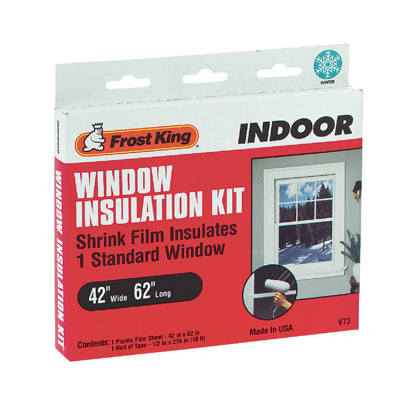 Frost King 42 In. x 62 In. Indoor Shrink Film Window Kit