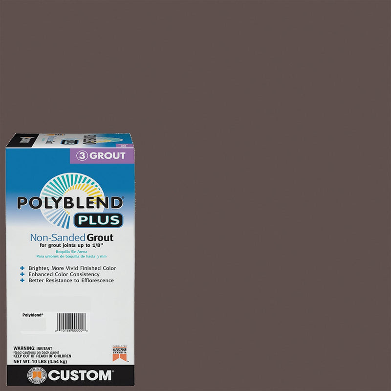 Custom Building Products PolyBlend PLUS 10 Lb. Brown Velvet Non-Sanded Tile Grout