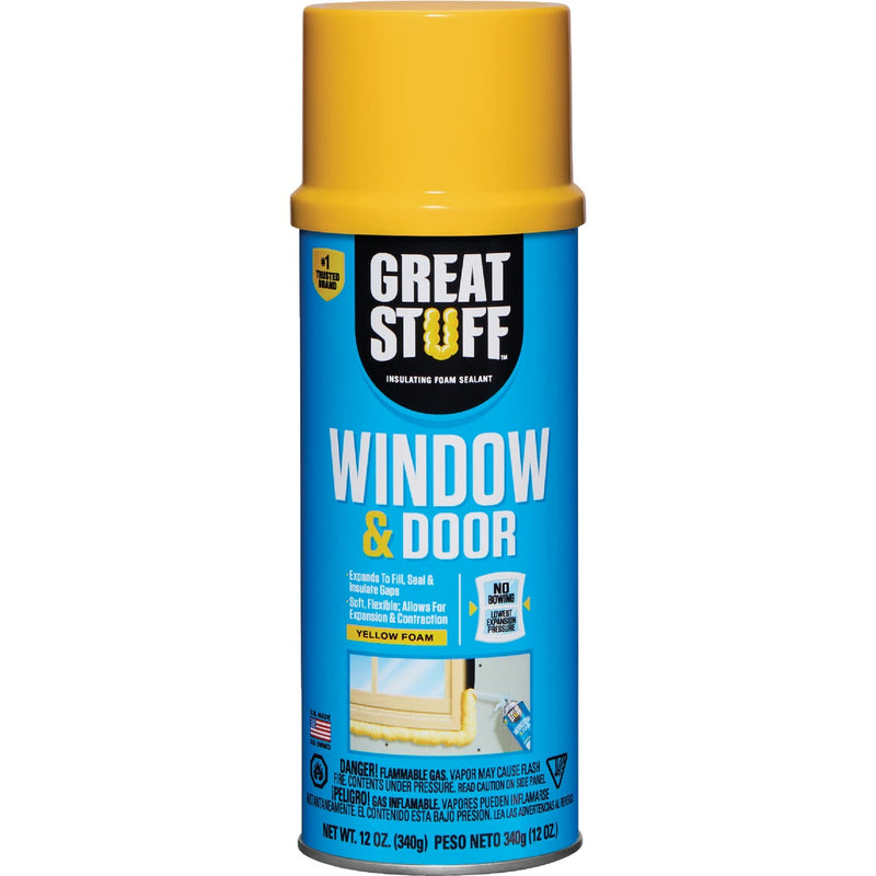 Great Stuff 12 Oz. Window & Door Foam Sealant with Original Dispenser