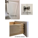 CraftMark Plymouth Shaker 36 In. W x 12 In. D x 15 In. H Ready To Assemble Bridge Kitchen Cabinet