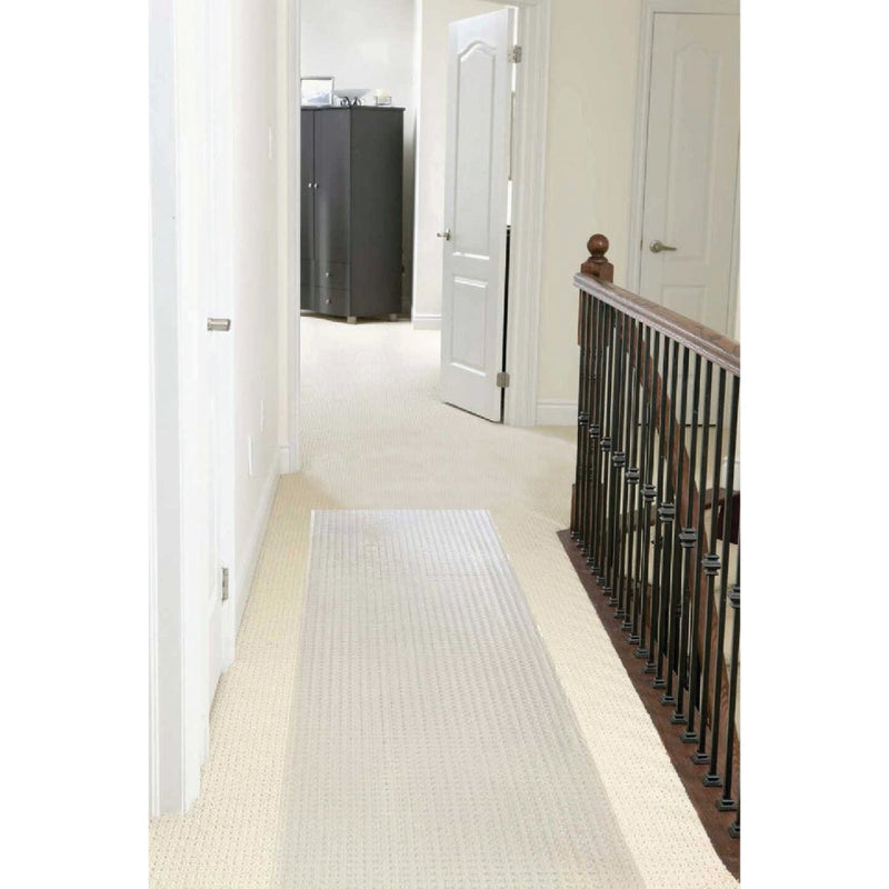 Multy Home 27 In. x 6 Ft. Clear Low Pile Pre-Cut Carpet Protector