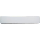 Modular Vanity Tops 3 1/2  In. H x 18 In. L Solid White Cultured Marble Side Splash, Universal
