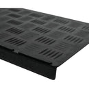 Multy Home Black 9 In. x 24 In. Rubber Stair Tread