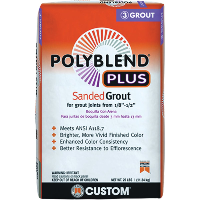 Custom Building Products PolyBlend PLUS 25 Lb. Haystack Sanded Tile Grout