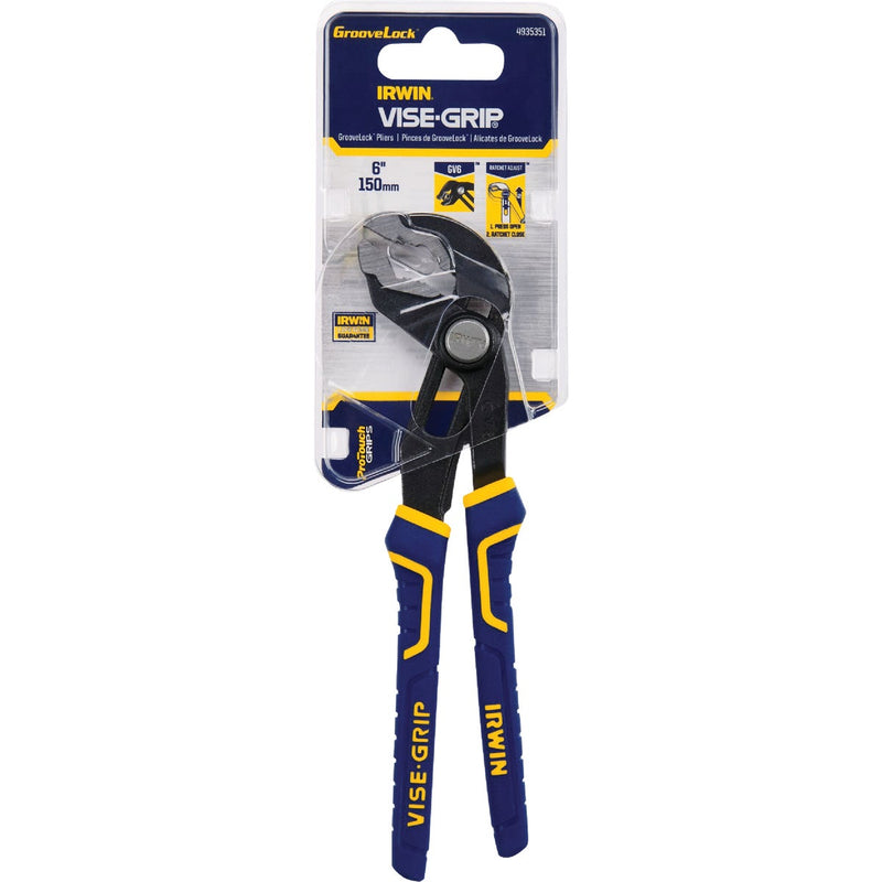 Irwin Vise-Grip 6 In. V-Jaw GrooveLock Groove Joint Pliers