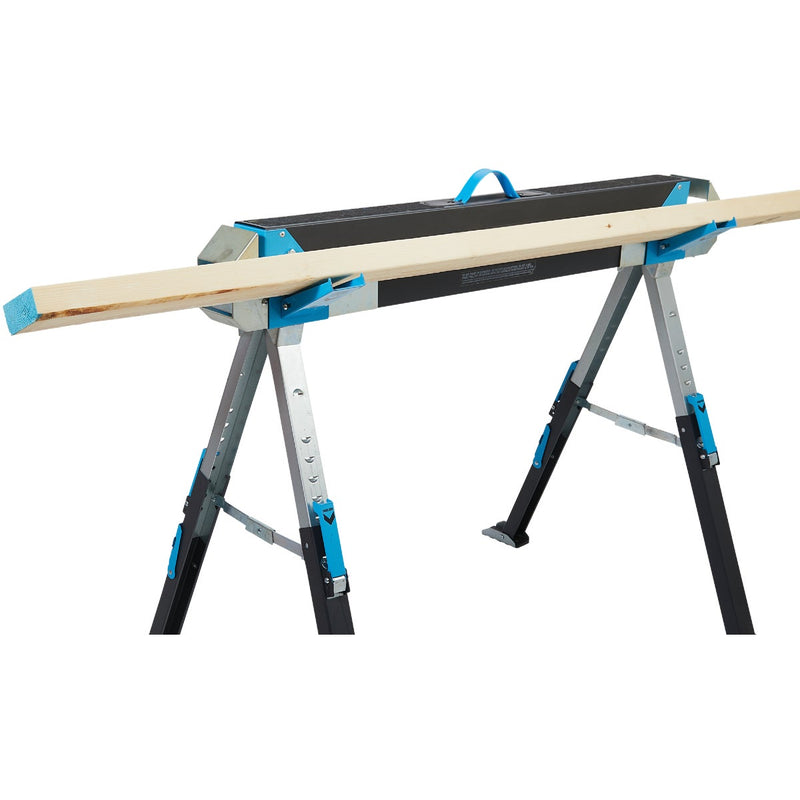 Channellock Steel Adjustable Sawhorse & Jobsite Table, 1300 Lb. Capacity