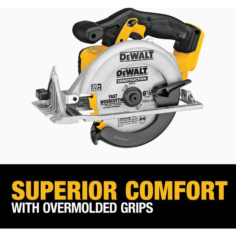DEWALT 20V MAX 6-1/2 In. Cordless Circular Saw (Tool Only)