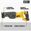 DEWALT 20V MAX Cordless Reciprocating Saw (Tool Only)