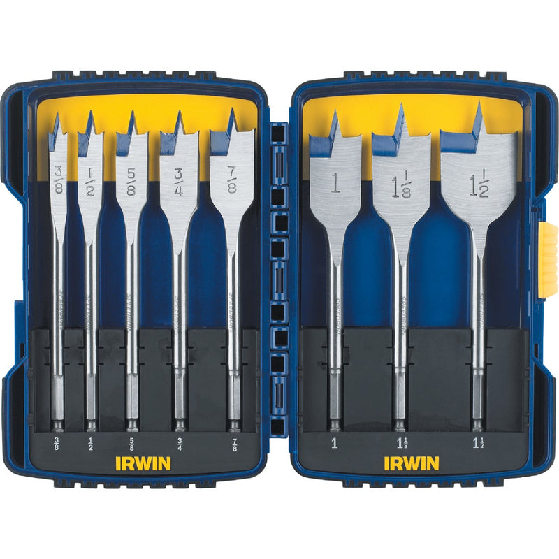 Irwin Speedbor 8-Piece Spade Bit Set