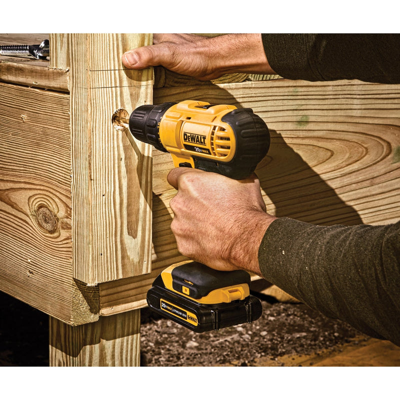 DEWALT 20V MAX 1/2 In. Cordless Drill/Driver Kit with (2) 1.3 Ah Batteries & Charger