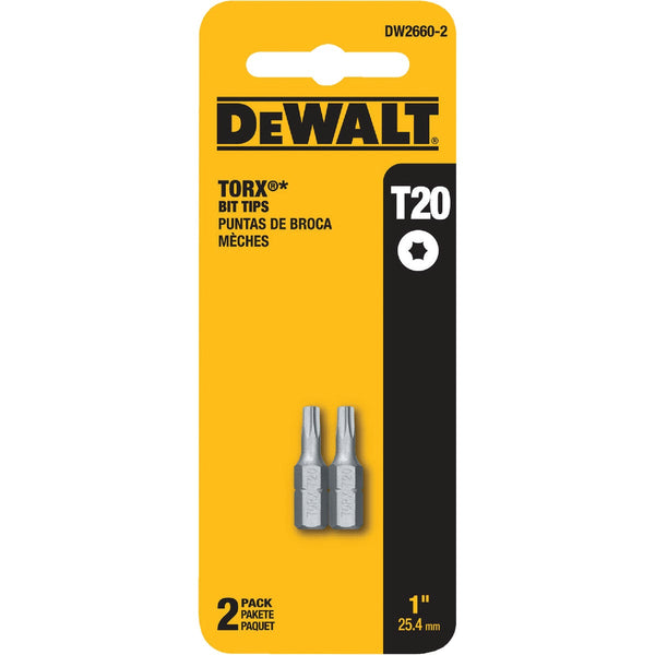 DEWALT T20 TORX 1 In. Insert Screwdriver Bit