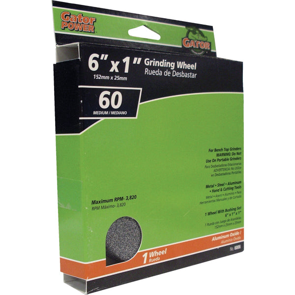 Gator Blade 6 In. 1 In. Adjustable - 1", 3/4", 5/8", 1/2" Bench Grinding Wheel