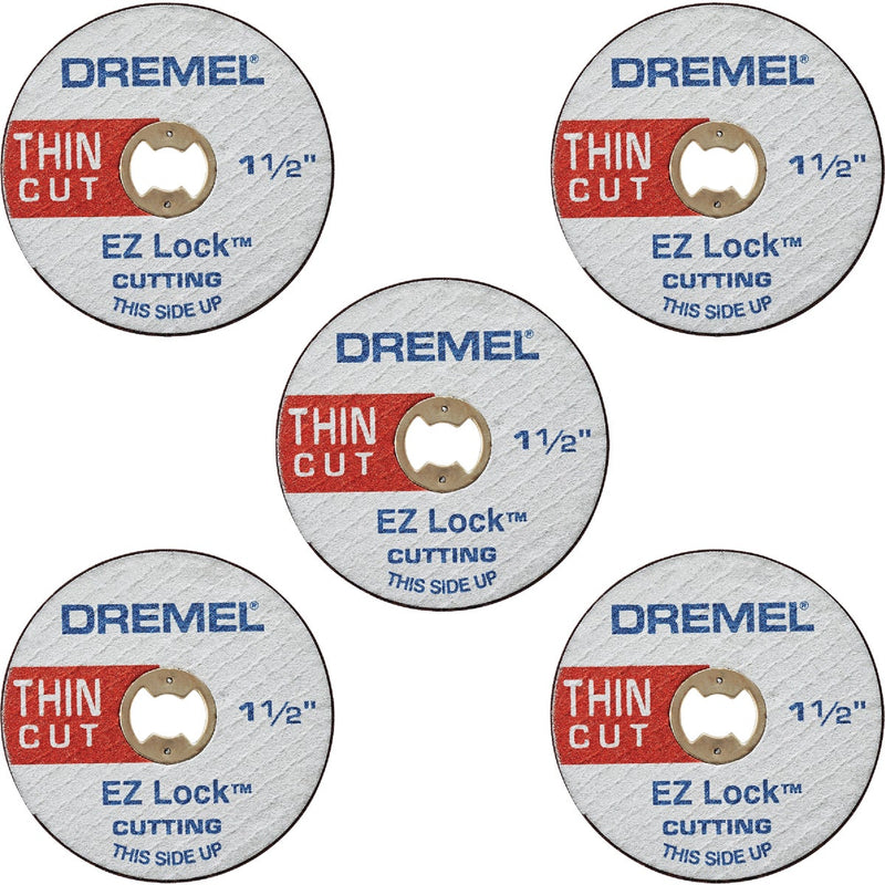 Dremel 1-1/2 In. EZ Lock Thin Cut-Off Wheel (5-Pack)