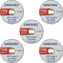 Dremel 1-1/2 In. EZ Lock Thin Cut-Off Wheel (5-Pack)