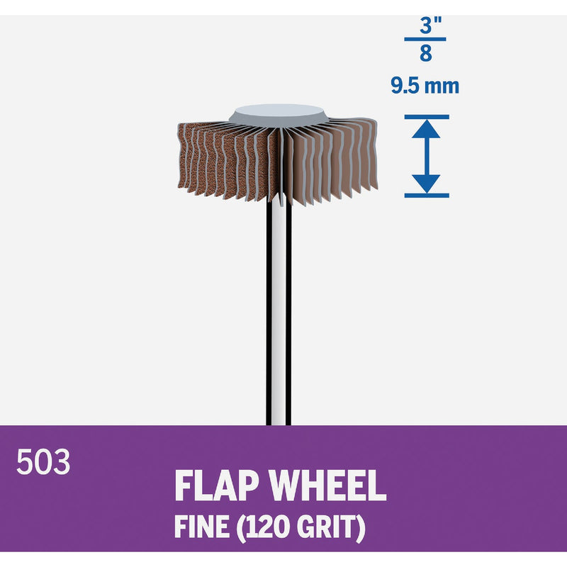 Dremel 3/8 In. 120 Grit Flap Wheel