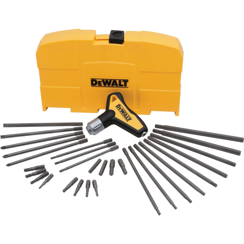 DeWalt Metric & Standard T-Handle Hex Key Set, 31-Piece