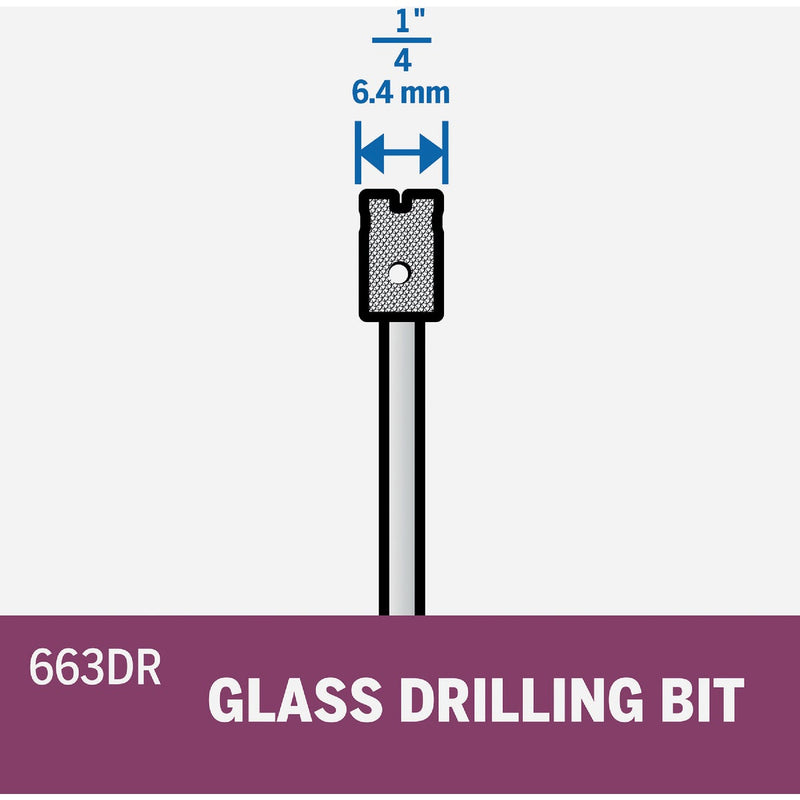 Dremel 1/4 In. Diamond Glass Drilling Bit