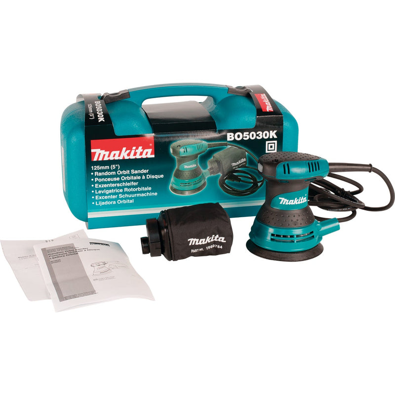 Makita 5 In. 3.0A Random Orbit Sander