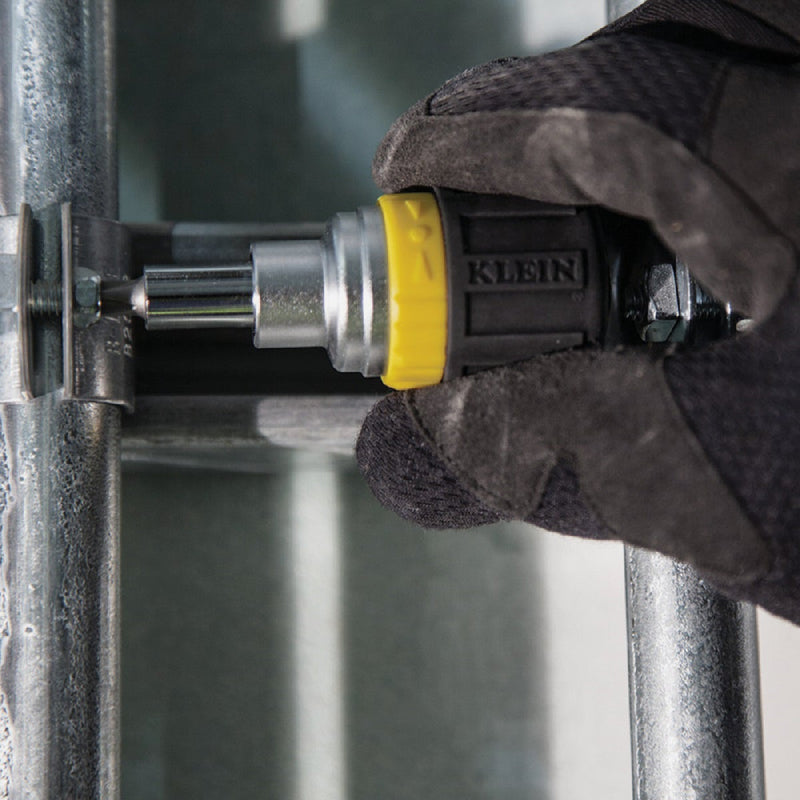 Klein 6-in-1 Stubby Ratcheting Screwdriver