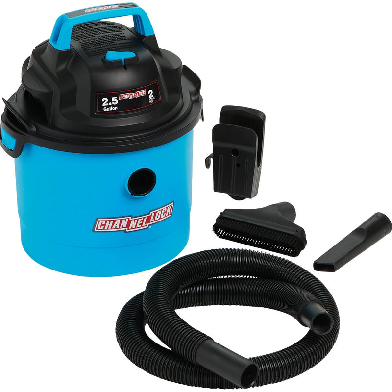 Channellock 2.5 Gal. 2.0-Peak HP Wet/Dry Vacuum