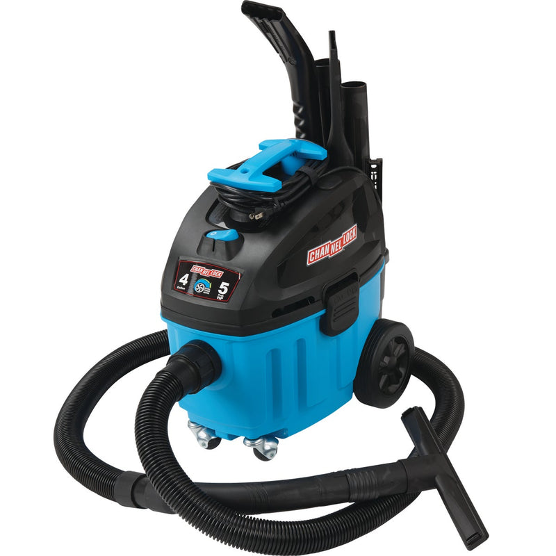 Channellock 4 Gal. 5.0-Peak HP Contractor Wet/Dry Vacuum