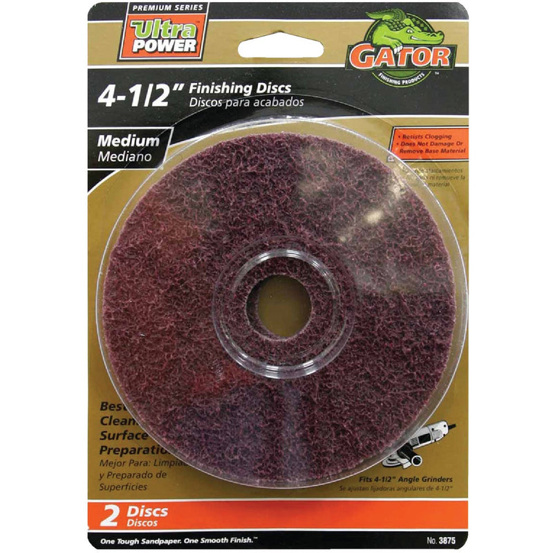 Gator 4-1/2 In. Medium Fiber Disc (2-Pack)