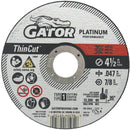 Gator Blade ThinCut Type 1 4-1/2 In. x 0.047 In. x 7/8 In. Metal/Stainless Cut-Off Wheel