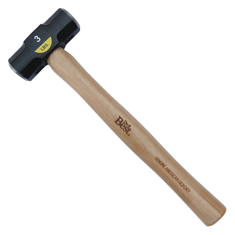 Do it Best 3 Lb. Steel Double Face Drilling Hammer with Hickory Handle