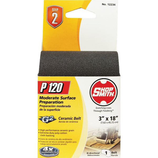 Gator Platinum 3 In. x 18 In. 120 Grit Fine Heavy Duty Sanding Belt