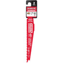 Diablo Demo Demon 6 In. 8/14 TPI Wood and Metal Cutting Reciprocating Saw Blade (2-Pack)