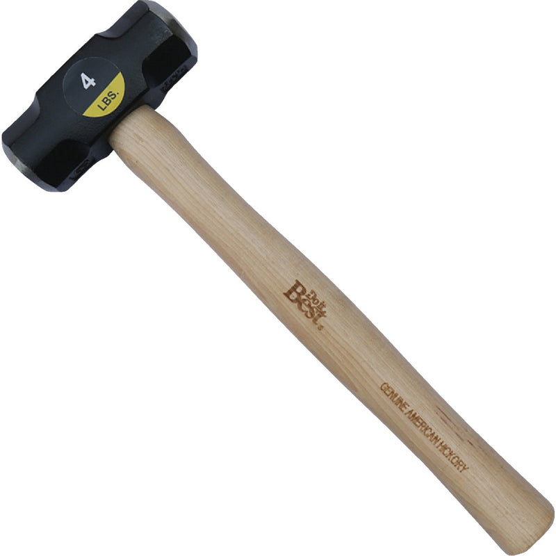 Do it Best 4 Lb. Steel Double Face Drilling Hammer with Hickory Handle