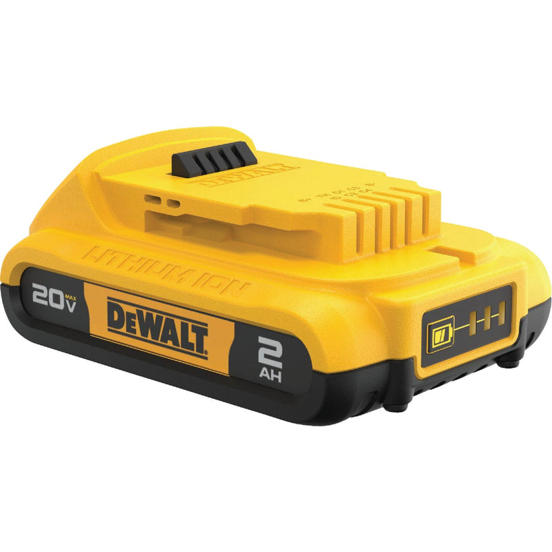 DEWALT 20V MAX Lithium-Ion 2.0 Ah Compact Battery Pack (2-Pack)