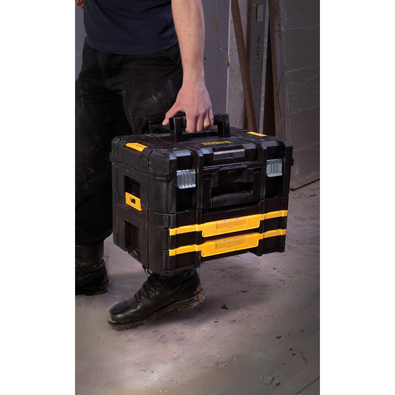 DEWALT TSTAK II Flat Top Toolbox, 66 Lb. Capacity