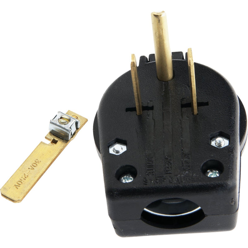 Forney 30A/50A 250V 3-Wire 2-Pole Pin-Type Power Plug