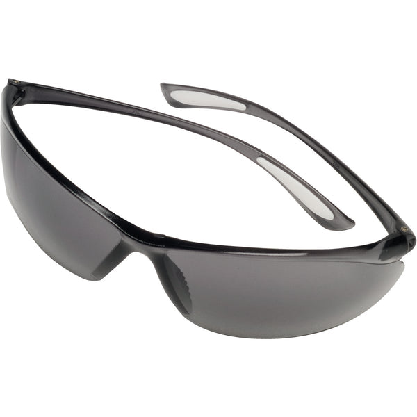 Safety Works Feather Fit Gray Frame Safety Glasses with Gray Lenses