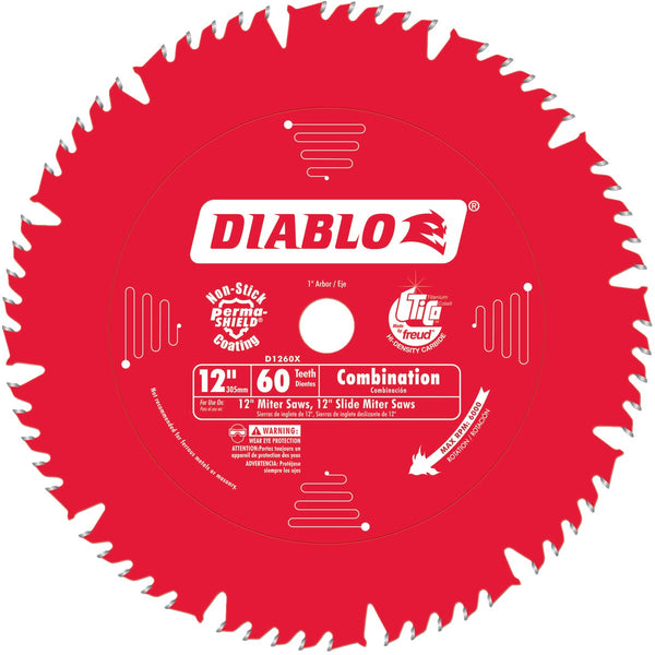 Diablo 12 In. 60-Tooth Combination Circular Saw Blade