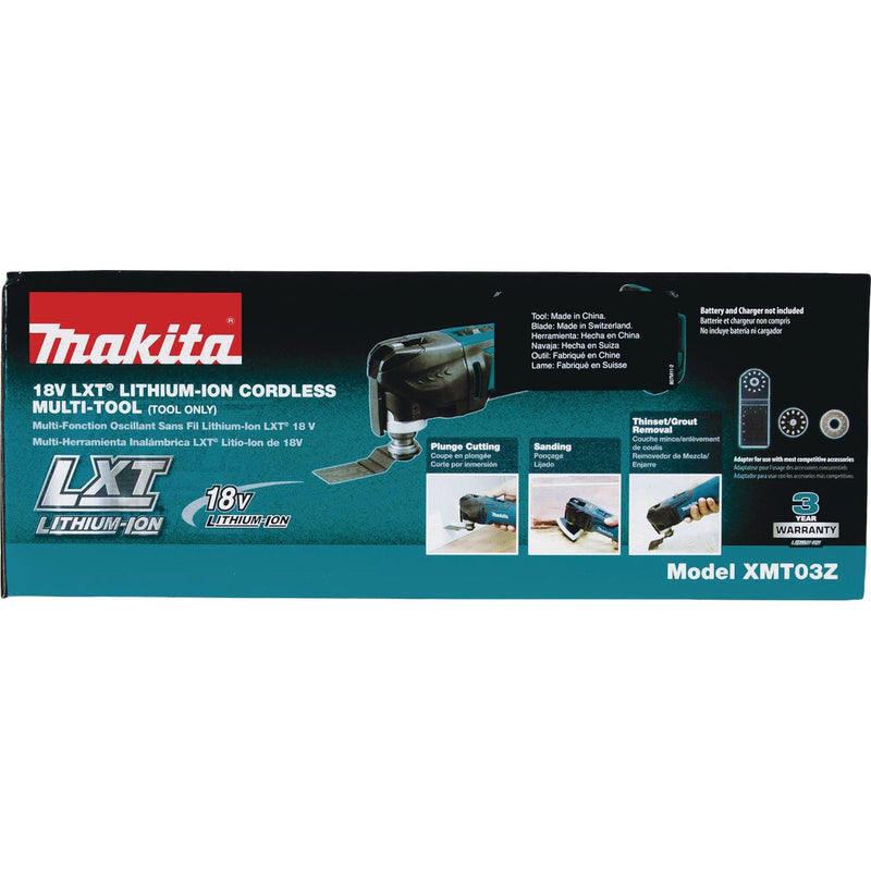 Makita 18 Volt LXT Lithium-Ion Cordless Oscillating Tool (Tool Only)