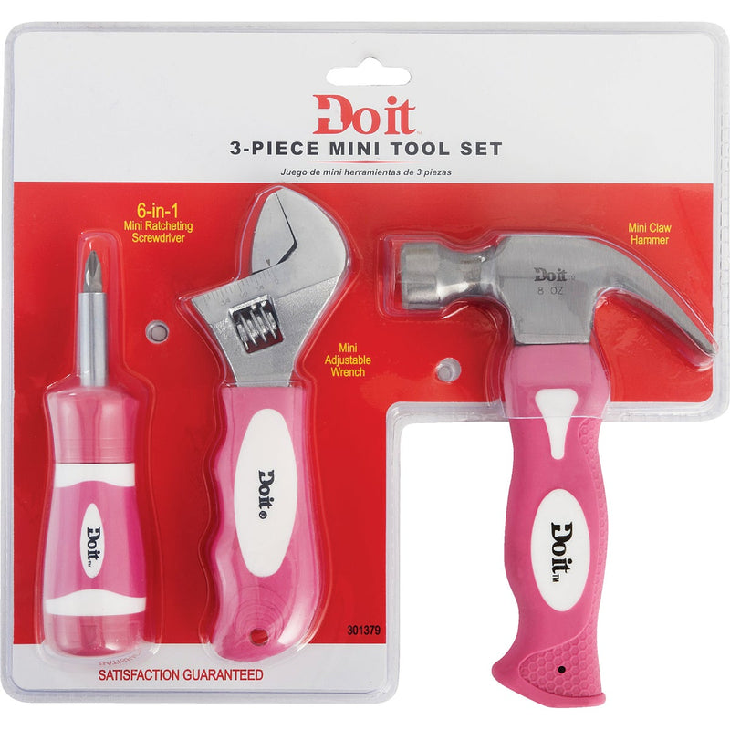 Do it 6-in-1 Screwdriver, Wrench, Hammer Mini Tool Set (3-Piece)