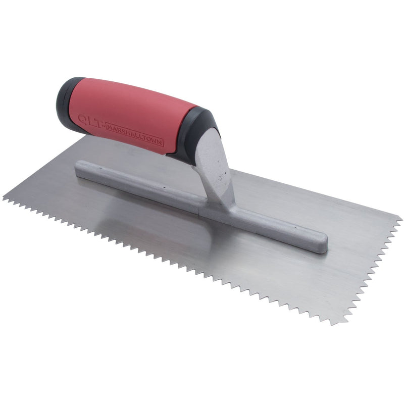 QLT 1/4 In. V-Notched Trowel w/Soft Grip