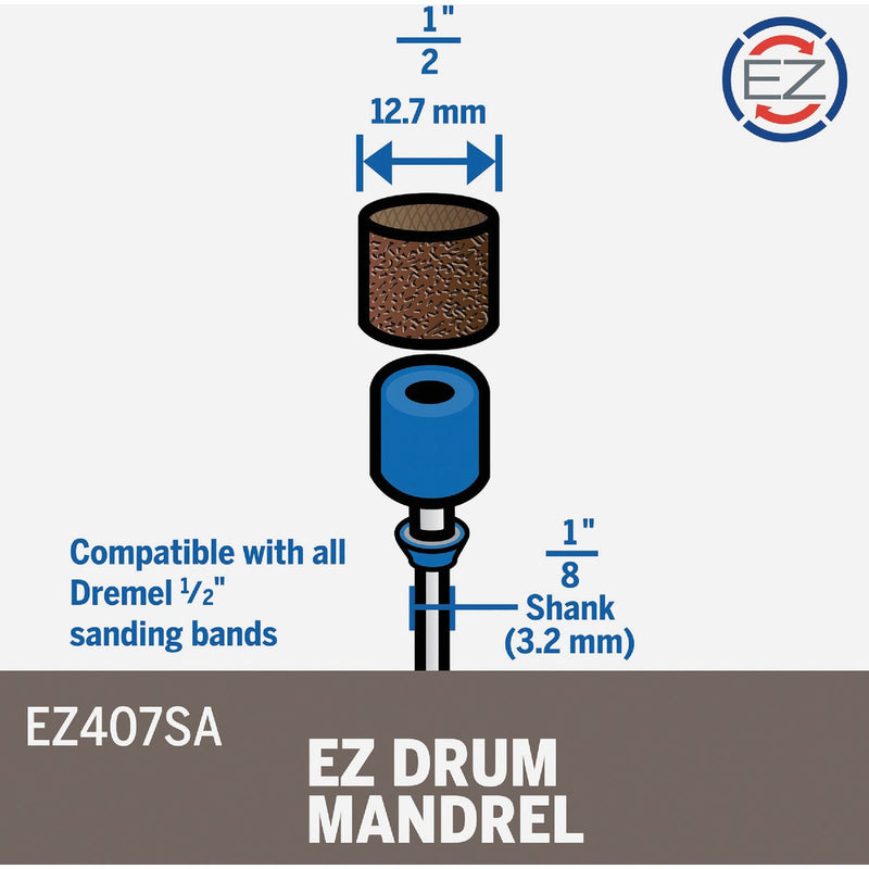 Dremel EZ Drum Rotary Tool Mandrel