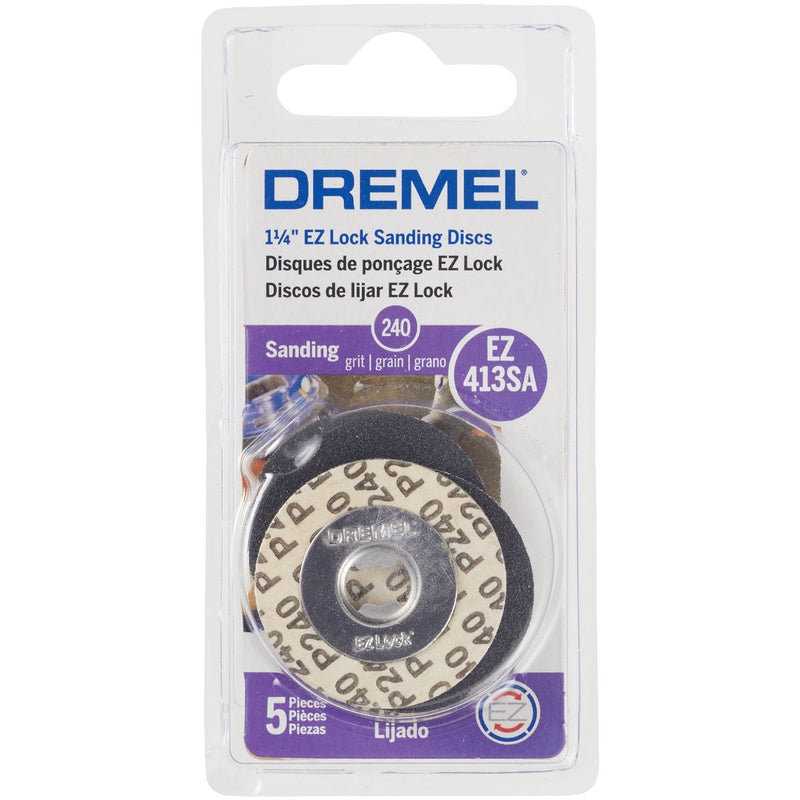 Dremel 1-1/4 In. 240 Grit EZ Lock Sanding Disc