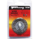 Forney 2 In. Hex Criimped, Fine Drill-Mounted Wire Wheel