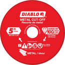 Diablo Type 1 5 In. x 7/8 In. Metal Cutting Diamond Cut-Off Wheel
