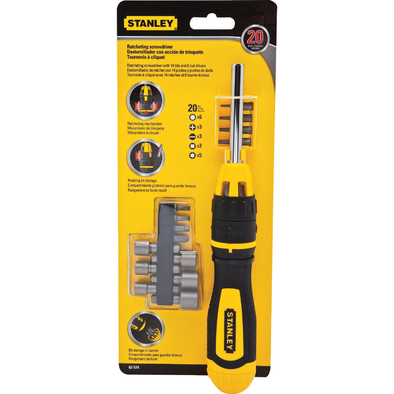 Stanley 20-Piece Ratcheting Screwdriver