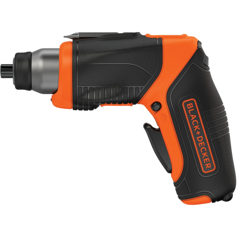 Black & Decker 4-Volt MAX Lithium-Ion Pivot 1/4 In. Cordless Screwdriver with Accessories